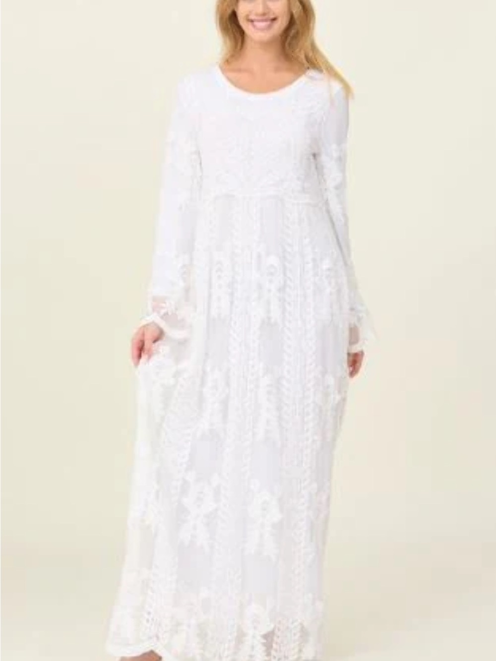 The White Company Soft White Top with Subtle Texture